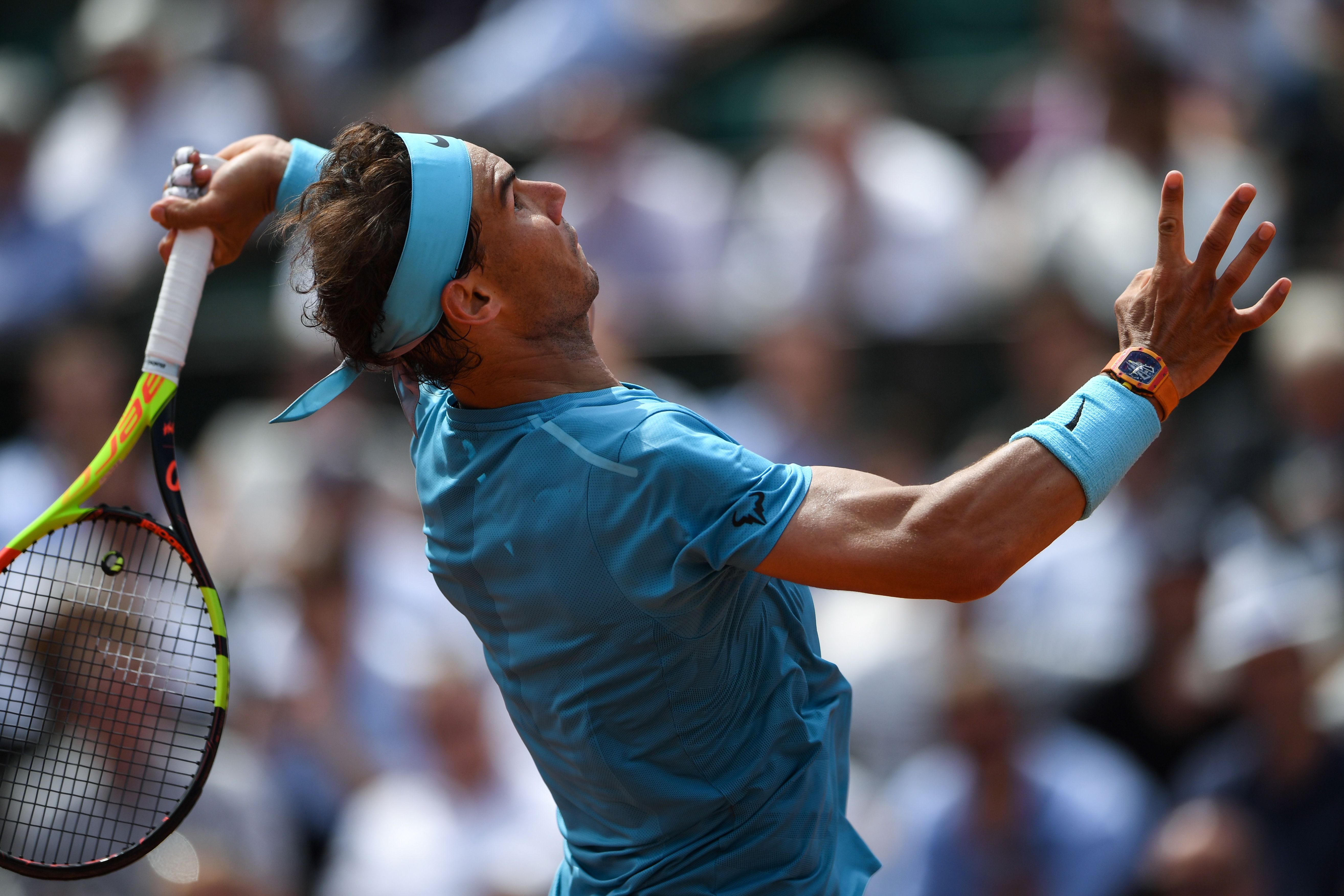 法网鏖战拉沃尔杯，纳达尔统治全场