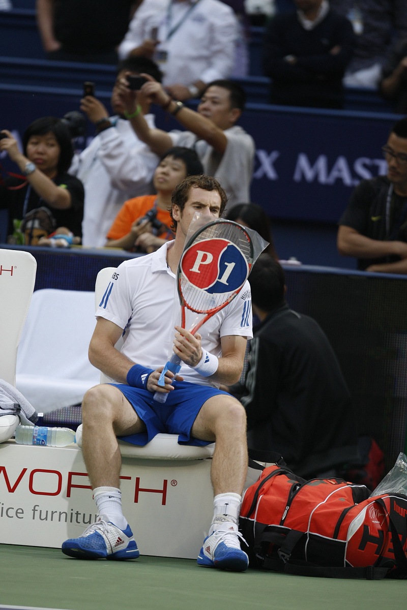 欧洲网球队鏖战德国网球队，穆雷制霸全场